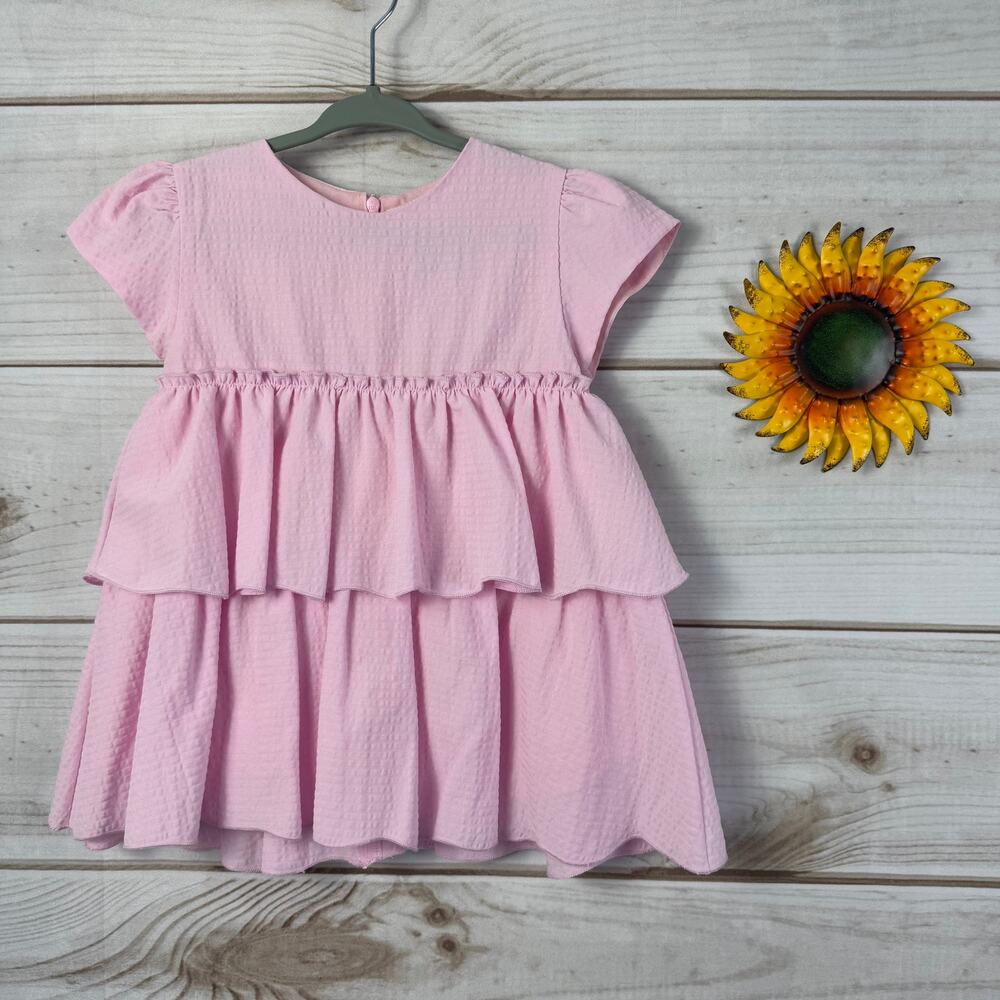 pinolini‎ ruffle tiered dress 12-18M